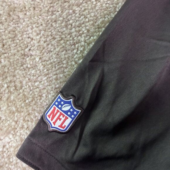 Nike Cleveland Browns Shirt Mens L On Field Apparel Dri Fit Golf Polo E694 - Picture 7 of 11